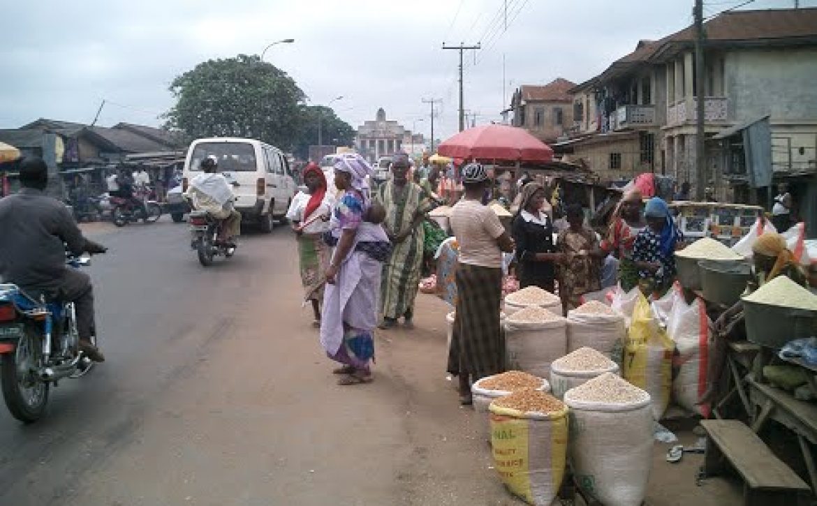 A marketplace in Osun