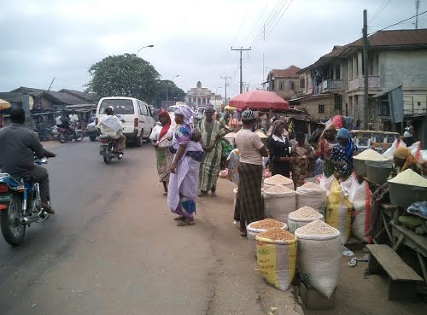 A marketplace in Osun