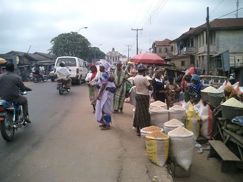 A marketplace in Osun