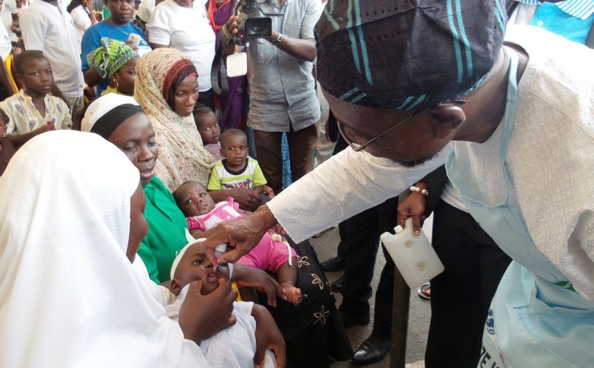 PHOTO NEWS: Aregbesola Flags Off Measles Campagin In Osun