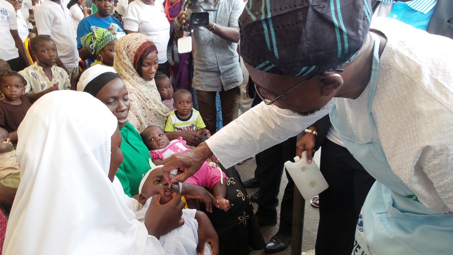 PHOTO NEWS: Aregbesola Flags Off Measles Campagin In Osun