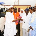 PHOTO NEWS: Aregbesola Presents Ambulance To Red Cross Society Of Nigeria