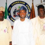 PHOTO NEWS: Caleb University Crew Visit Gov. Aregbesola