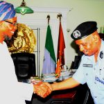 PHOTO NEWS: New Police Commissioner In Osun Visits The Governor