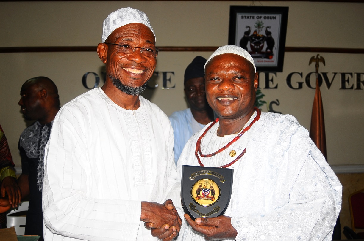 PHOTO NEWS: Hoteliers Association Of Nigeria Visits Gov. Aregbesola