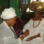 PHOTO NEWS: Aregbesola Visits President General Of Iyalode Not Market Women In Ile-Ife