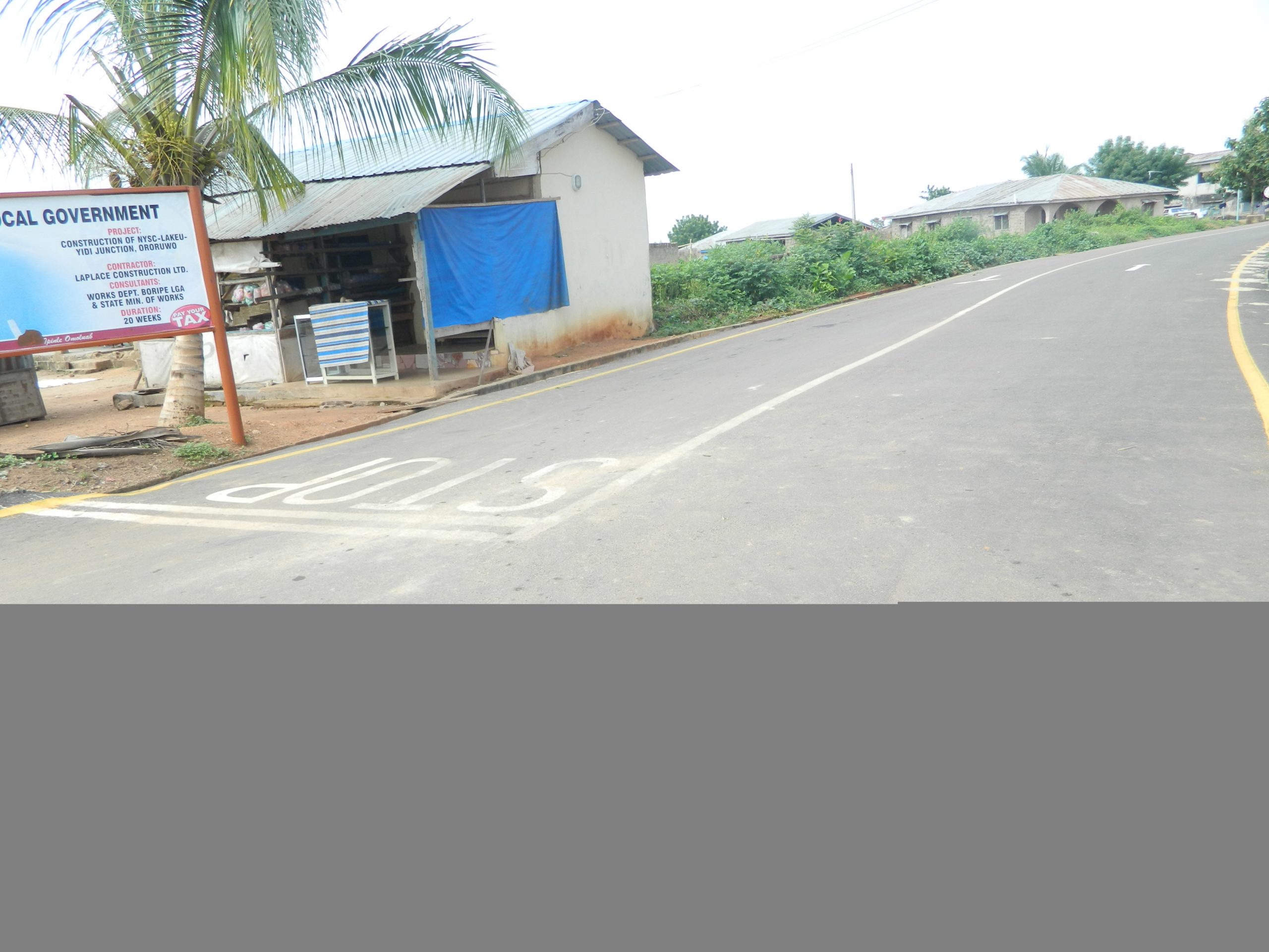 NYSC-LAKEU-YIDI ROAD, ORORUWO(LG ROAD)BORIPE LOCAL GOVERNMENT IKIRUN(IFELODUN-BORIPE-ODO OTIN FEDERAL CONSTITUENCY PIC 1