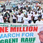 Ahead Of August 9 Election In Osun, Youths Paint Osogbo White In Support Of Aregbesola's Second Term Ambition