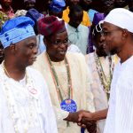 PHOTO NEWS: Traditional Religion Faithfuls' Association Visit Aregbesola