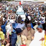 PHOTO NEWS: Crowd Cheers Aregbesola At Eid-el-Kabir Prayer