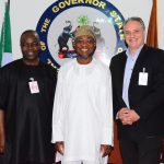 PHOTO NEWS: Executives Of Entrade Energiesystem Visit Aregbesola