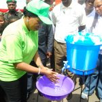 PHOTO NEWS: UNICEF Ambassador In Osun Demonstrates Sanitation Exercise