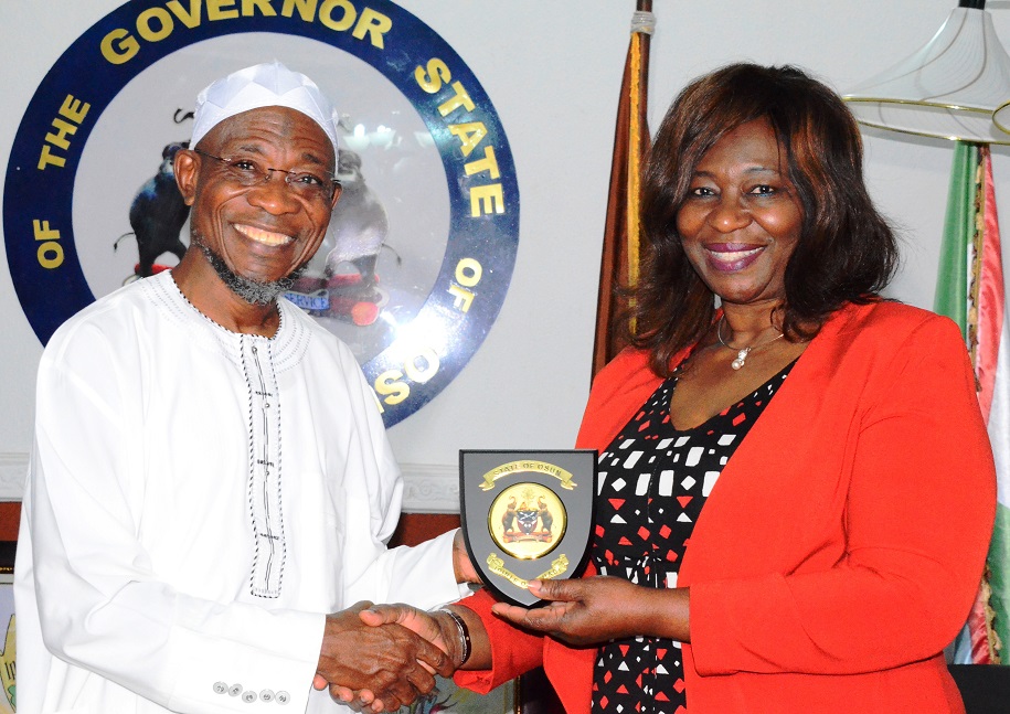 INTERNATIONAL TRADE MEMBERS VISIT AREGBESOLA 1