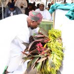 PHOTO NEWS: Aregbesola Lays Wreath In Rememberance Of Fallen Heroes