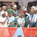 Buhari In Osogbo, Asks Jonathan To Account For N5 Trillion Oil Money