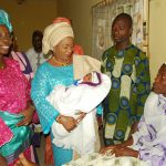 PHOTO NEWS: Osun Governor's Wife Receives First Baby Of The Year