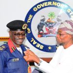 PHOTO NEWS: Nigeria Security And Civil Defence Commandant Visits Aregbesola