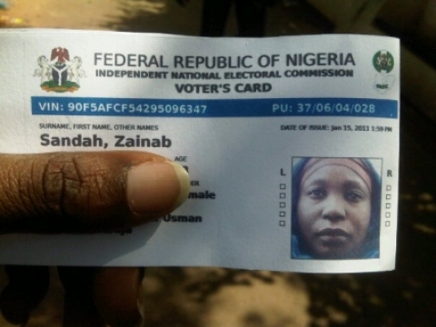 Nigerian-votercard