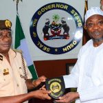 PHOTO NEWS: Osun Immigration Officers Visit Aregbesola