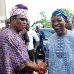 PHOTO NEWS: Aregbesola Felicitates With Chief Of Defence Staff (Rt.) @ 60