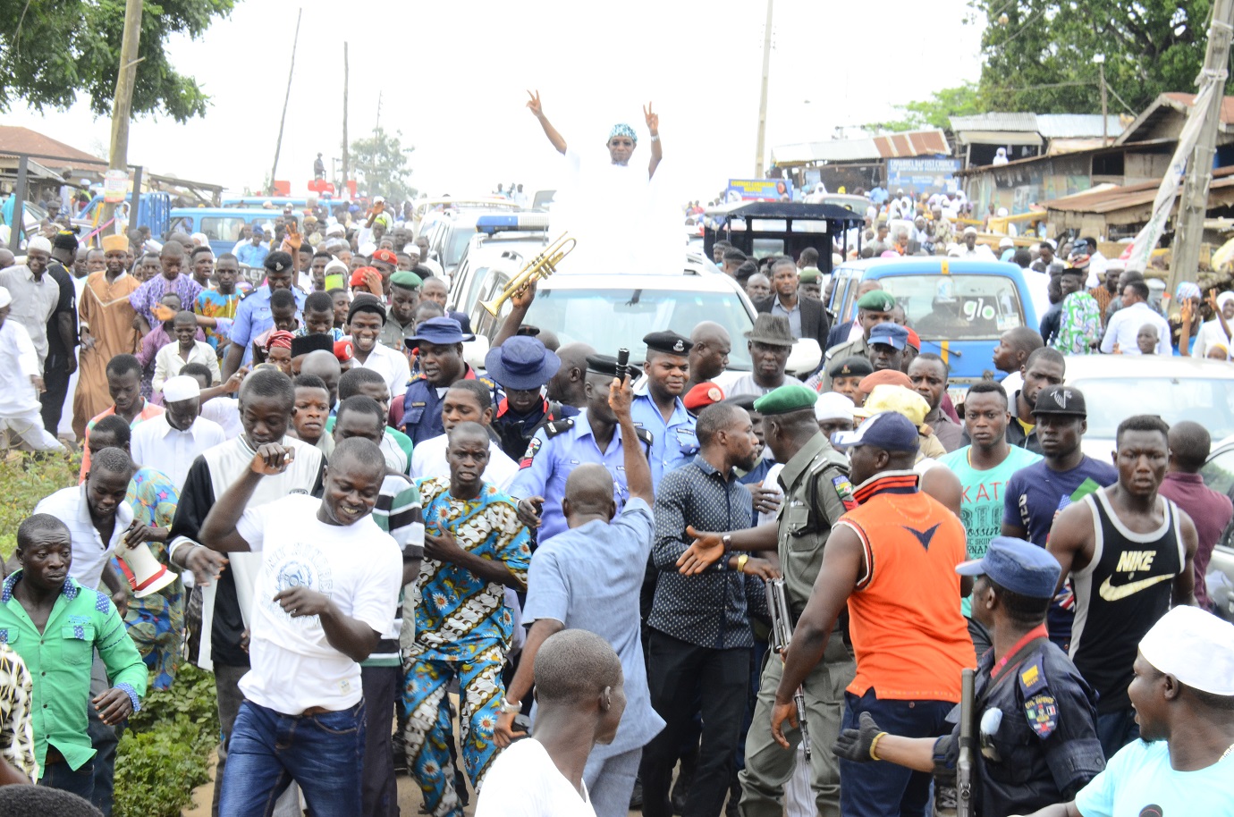 Aregbesola at 2015 Eid-el-fitri 9