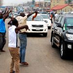 PHOTO NEWS: Enthusiastic Residents Rejoice With Aregbesola