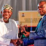 PHOTO NEWS: Aregbesola Receives Award Of Excellency From The Council For Regulation Of Engineering
