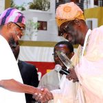PHOTO NEWS: Nigerian Institute Of Building Confered Fellowship Award On Aregbesola