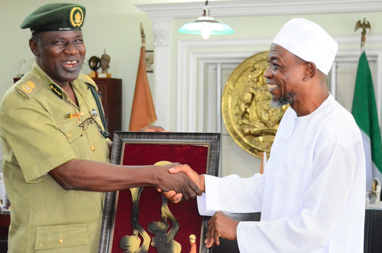 New Osun Prisons Boss Visits Aregnesola 1