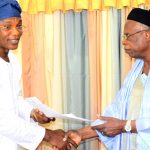 PHOTO NEWS: Aregbesola Recieves Condolence Letter From The Senate On Ooni's Death