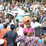 Aregbesola’s Convoy Forced To A Halt By Supporters On Sallah Day ...As Governor Preaches Peace At Eid Prayer