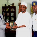 PHOTO NEWS: Aeronautical Engr&Tech.Services Meet Aregbesola On Completion Of MKO Int.Airport