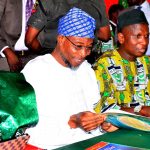 PHOTO NEWS: Aregbesola Recieves Excellence Award From Headmasters Of Pry Schools
