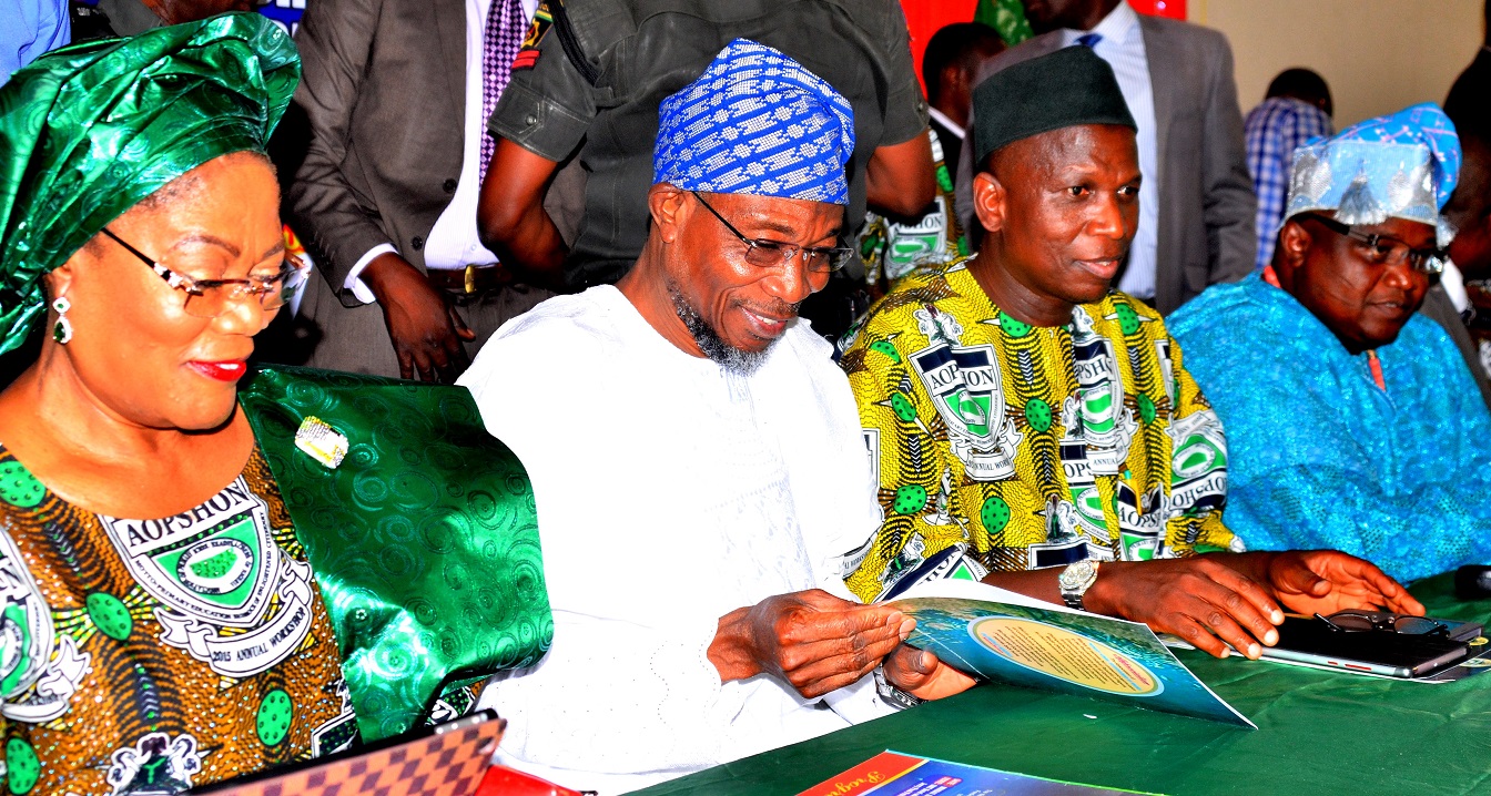 AOPSHON Award to Governor Aregbesola 1