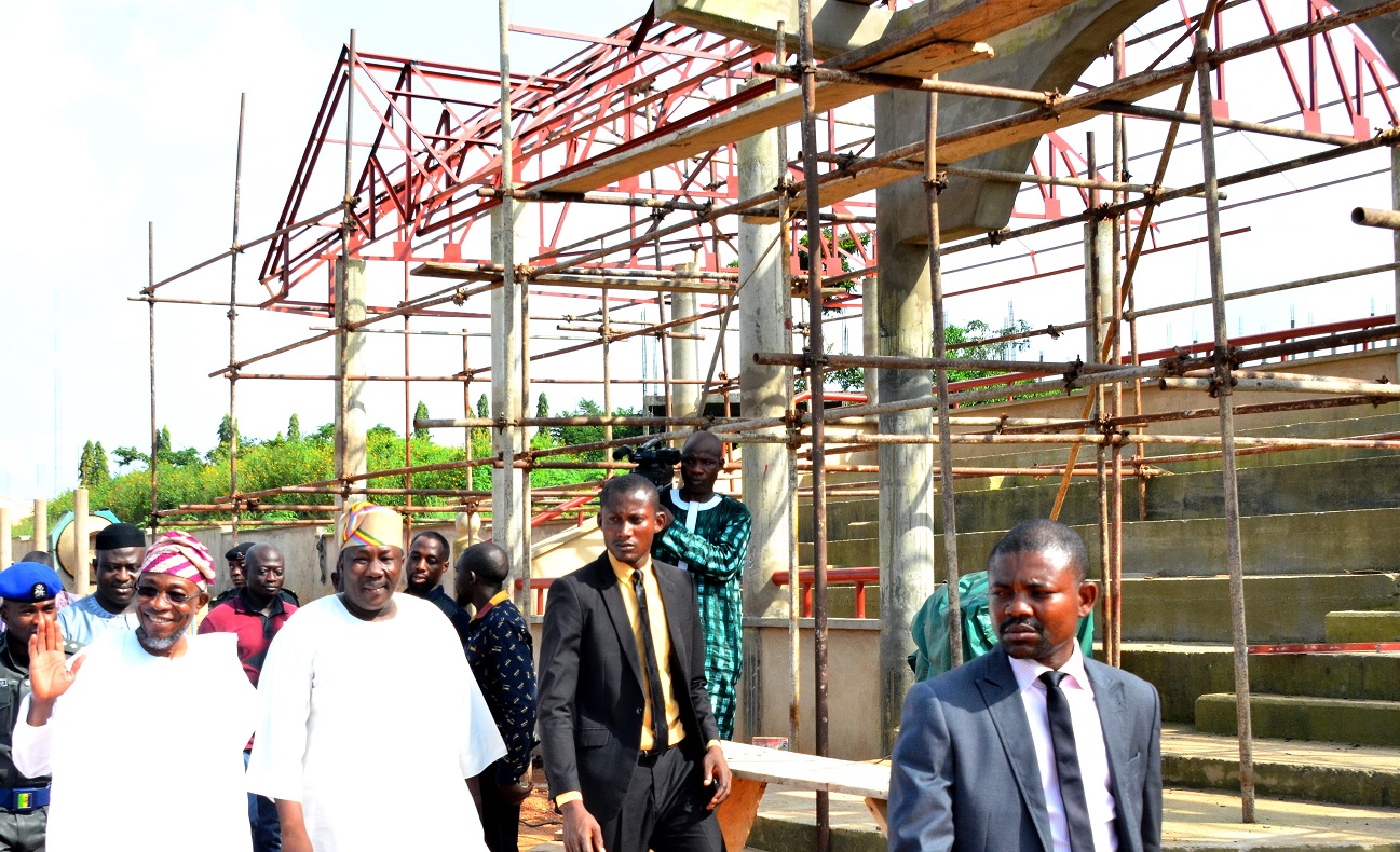 Aregbesola Inspect State Assemble Pavilion 1