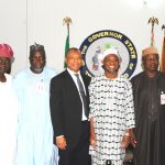 PHOTO NEWS: Governing Council Of The Fountain University Visit Aregbesola