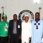 PHOTO NEWS: Aregbesola Receives Educational Materials In Appreciation Of The State Educational Policy