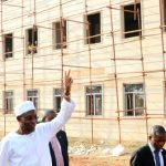 Aregbesola Visits Osogbo Govt High School Amidst Ecstatic Welcome by Artisans on Site