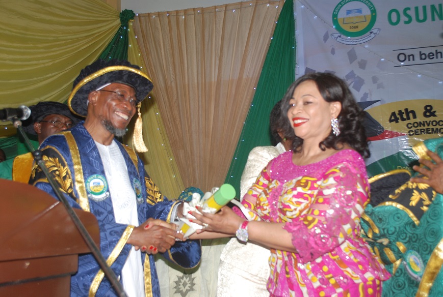 Osun State University, Osogbo 5th Convocation for Award of First Degrees and Installation of Chancellor-1