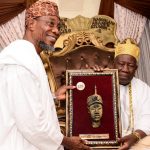 Photonews: Aregbesola Pays Homage To The Olubadan Of Ibadan