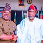 Governor Adeleke felicitates with Aregbesola at 67
