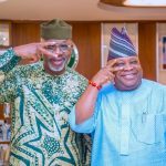 GOVERNOR ADELEKE GREETS GOVERNOR DAPO ABIODUN AT 65
