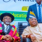 GOVERNOR ADELEKE GREETS CHIEF OF STAFF TO PRESIDENT, FEMI GBAJABIAMILA, AT 63.