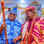 ILUFEMILOYE AT 10: GOVERNOR ADELEKE FELICITATES WITH OLUWO OF IWOLAND, SAYS HIS LEADERSHIP HAS BEEN PHENOMENAL.