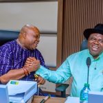 GOVERNOR ADELEKE CELEBRATES BAYELSA GOVERNOR, DUOYE DIRI, ON HIS BIRTHDAY.