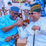 GOVERNOR ADELEKE CONGRATULATES GOVERNOR ABIODUN ON HIS RE-ELECTION IN EKITI.