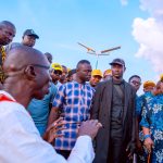 Governor Adeleke Inspects Sabotaged Section of LAMECO Bridge Area, Condemns Anti-Development Politics.