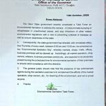 Osun Declares Thursday Environmental Sanitation Day.